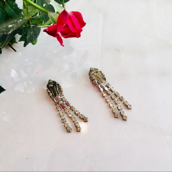 💎 Crystal Necklace and Clip-On Set - Picture 4 of 8